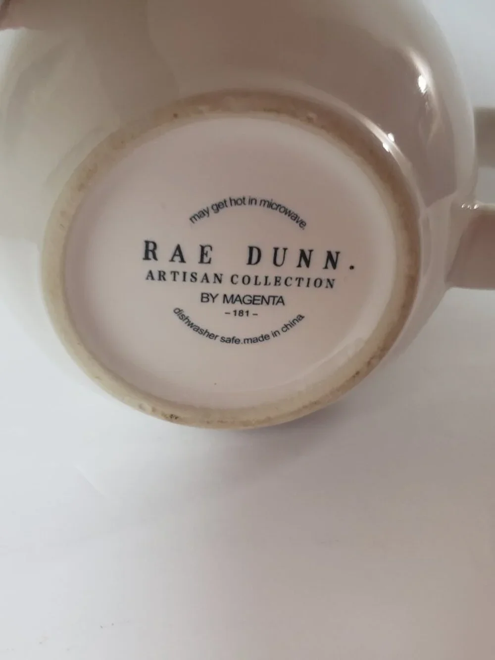 Rae Dunn Juicer Number 1 One Ceramic Ivory New